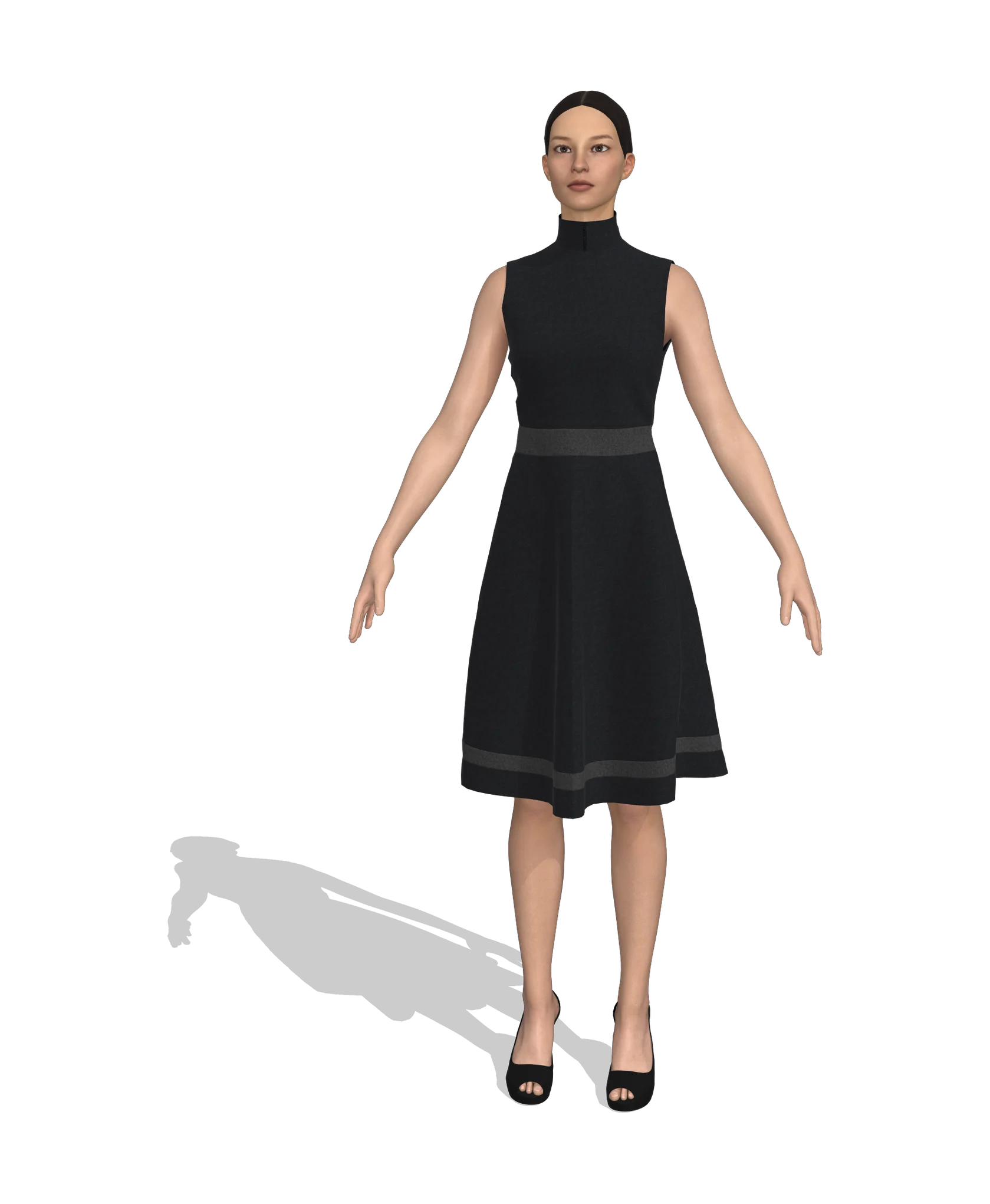 KDscion p55 sleeveless a-line dress